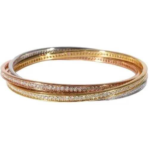 Pre-owned Metal bracelets , female, Sizes: ONE SIZE - Cartier Vintage - Modalova