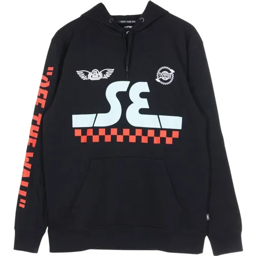 Hoodies, male, , Size: L Mens Hoodie with Se Bikes Print - Vans - Modalova