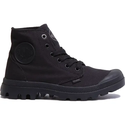 Monochrome Military Style Ankle Boot , male, Sizes: 8 UK, 3 UK, 7 UK, 9 UK, 12 UK, 4 UK, 10 1/2 UK, 6 UK - Palladium - Modalova