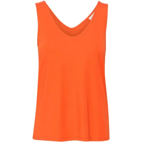 Kirsch Tomaten Ärmelloses Top , Damen, Größe: XS - InWear - Modalova