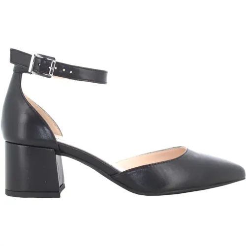 Elegant Heeled Shoes , female, Sizes: 3 UK, 4 UK - Nerogiardini - Modalova