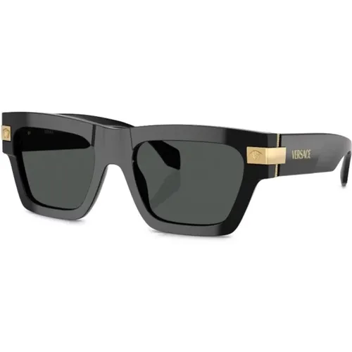 Ve4464 Gb187 Sunglasses , male, Sizes: 55 MM - Versace - Modalova