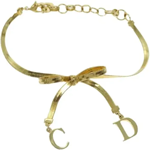 Pre-owned Jewellery, female, , Size: ONE SIZE Pre-owned Metal bracelets - Dior Vintage - Modalova