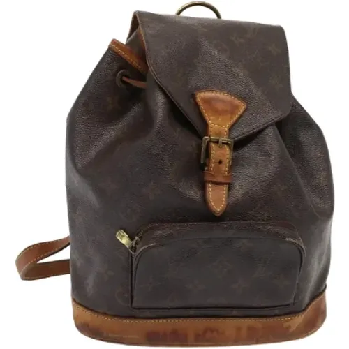 Pre-owned Backpacks, female, , Size: ONE SIZE Pre-owned Canvas backpacks - Louis Vuitton Vintage - Modalova