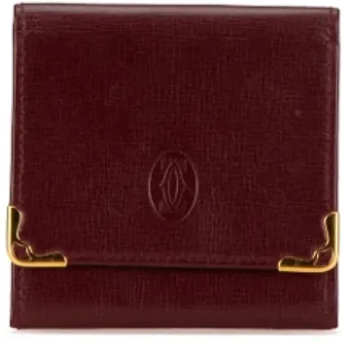 Pre-owned Wallets, female, , Size: ONE SIZE Pre-owned Leather wallets - Cartier Vintage - Modalova