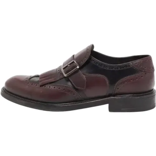 Pre-owned Flats, female, , Size: 11 US Pre-owned Leather flats - Salvatore Ferragamo Pre-owned - Modalova