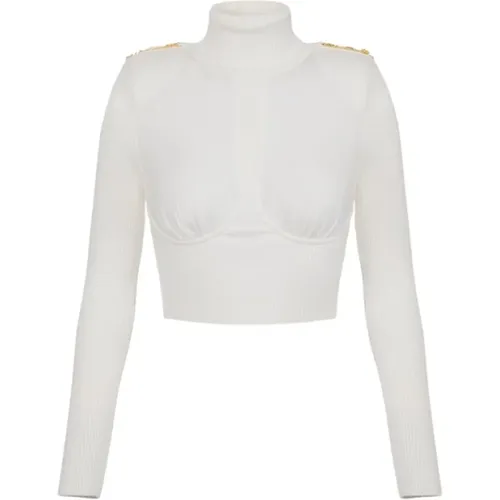 Turtlenecks , female, Sizes: L - Elisabetta Franchi - Modalova