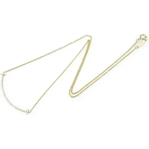 Pre-owned Jewellery, female, , Size: ONE SIZE Pre-owned Gold necklaces - Tiffany & Co. Pre-owned - Modalova