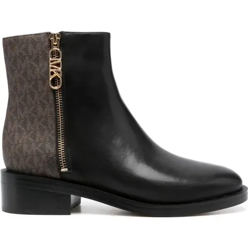 Schwarzer Flat Bootie , Damen, Größe: 36 EU - Michael Kors - Modalova