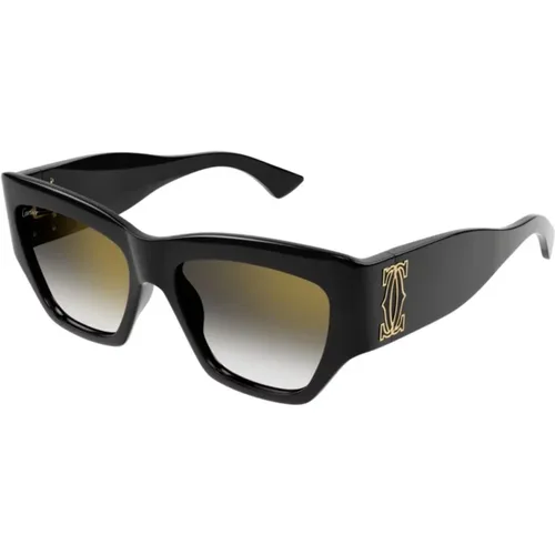 Sunglasses, unisex, , Size: ONE SIZE Stylish Sunglasses for Fashionable Look - Cartier - Modalova