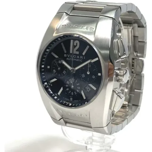 Pre-owned Watches, male, , Size: ONE SIZE Pre-owned Stainless Steel watches - Bvlgari Vintage - Modalova