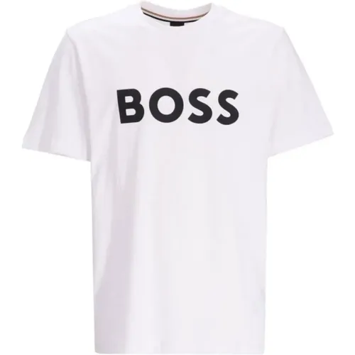 Mens T-shirt Tiburt Model 50495742 , male, Sizes: 2XL - Hugo Boss - Modalova