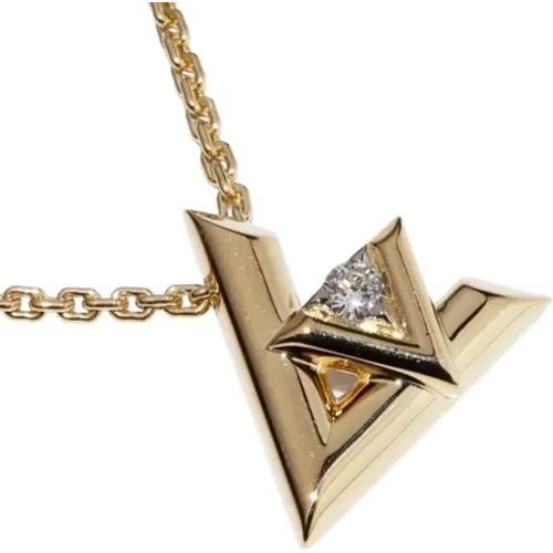 Pre-owned Jewellery, female, , Size: ONE SIZE Pre-owned Metal necklaces - Louis Vuitton Vintage - Modalova