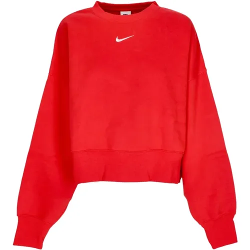 Phoenix Fleece Crewneck Sweatshirt Lady , Damen, Größe: S - Nike - Modalova