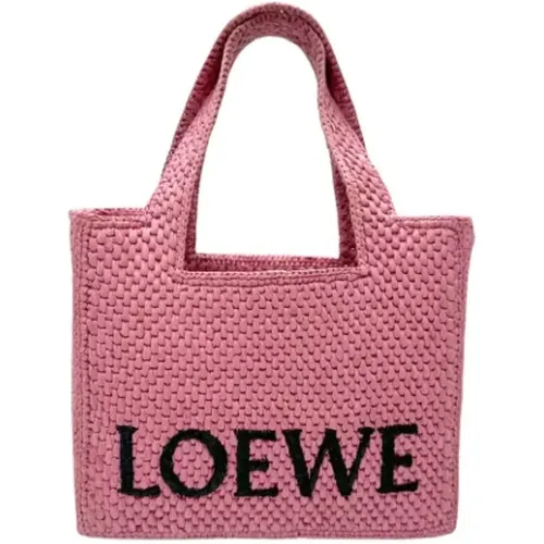 Pre-owned Tote Bags, female, , Size: ONE SIZE Pre-owned Raffia handbags - Loewe Pre-owned - Modalova