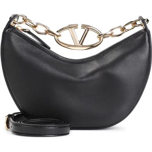 Leather Shoulder Bag Aw24 , female, Sizes: ONE SIZE - Valentino Garavani - Modalova