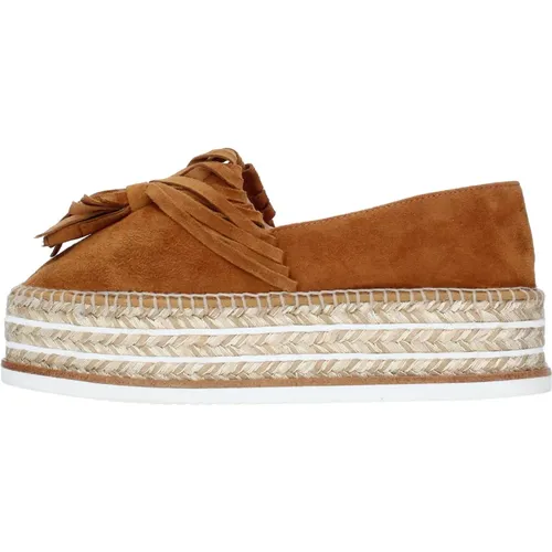 Flache Schuhe Braun Espadrilles - Espadrilles - Modalova