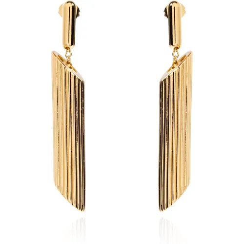 Earrings, female, , Size: ONE SIZE Drop earrings - Moschino - Modalova