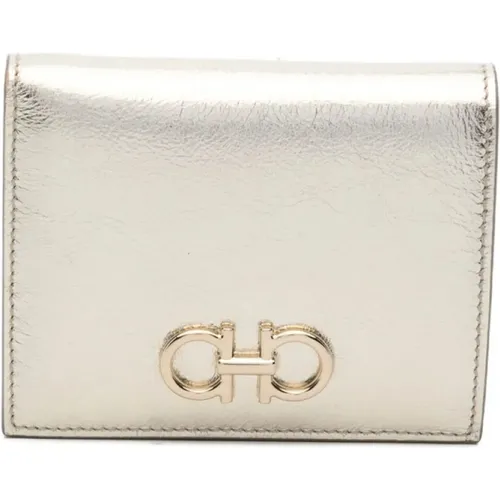 Wallets & Cardholders, female, , Size: ONE SIZE Gancini Bifold Wallet - Ferragamo - Modalova