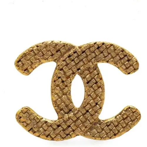 Pre-owned Jewellery, female, , Size: ONE SIZE Pre-owned Metal brooches - Chanel Vintage - Modalova