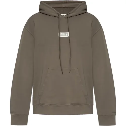 Hoodies, male, , Size: M Sweatshirt Ss25 - MM6 Maison Margiela - Modalova