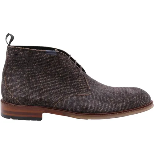 Stylish Elingen Ankle Boot , male, Sizes: 10 UK, 11 UK, 10 1/2 UK, 7 1/2 UK, 9 UK, 8 UK - Floris van Bommel - Modalova