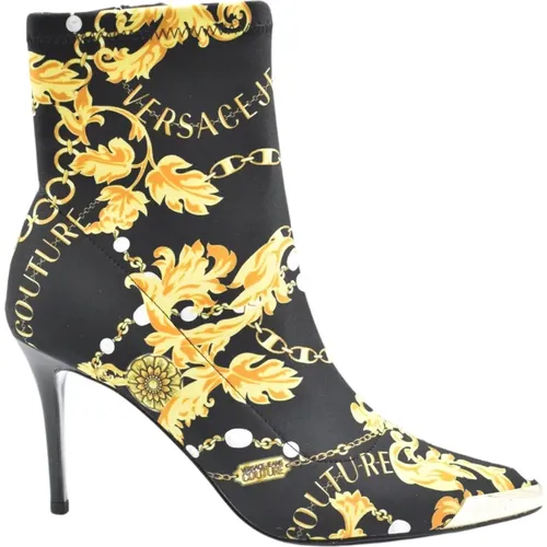 Schwarze Schnürschuhe für Damen , Damen, Größe: 37 EU - Versace Jeans Couture - Modalova