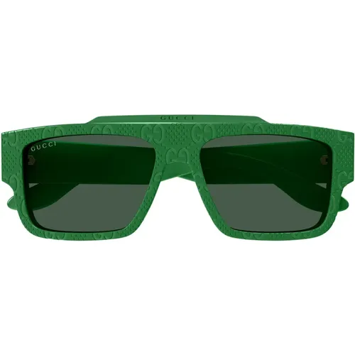 Quadratische Sonnenbrille Gg1460S 007 Inspiriert , unisex, Größe: 56 MM - Gucci - Modalova