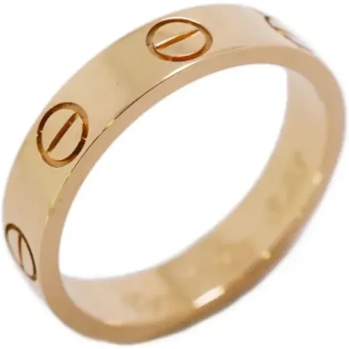 Pre-owned Gold rings , female, Sizes: ONE SIZE - Cartier Vintage - Modalova