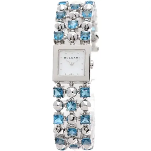 Pre-owned Watches, female, , Size: ONE SIZE Pre-owned White Gold watches - Bvlgari Vintage - Modalova