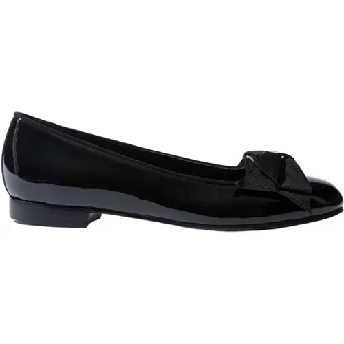 Handgefertigte italienische Ballerinas mit tonaler Grosgrain-Schleife , Damen, Größe: 39 1/2 EU - Scarosso - Modalova