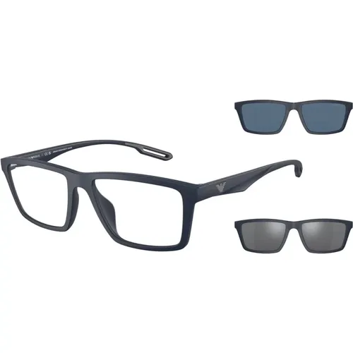 Sonnenbrillen , Herren, Größe: 55 MM - Emporio Armani - Modalova
