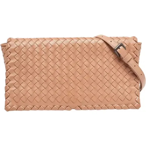 Pre-owned Cross Body Bags, female, , Size: ONE SIZE Pre-owned Leather shoulder-bags - Bottega Veneta Vintage - Modalova