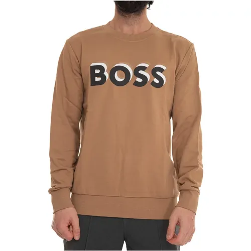 Sweatshirts, male, , Size: M Soleri 07 Crewneck sweatshirt - Boss - Modalova