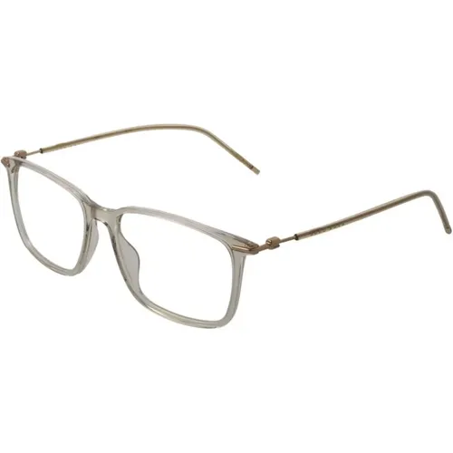 Sunglasses, male, , Size: ONE SIZE Gold Rectangle Acetate Optical Frames - Hugo Boss - Modalova