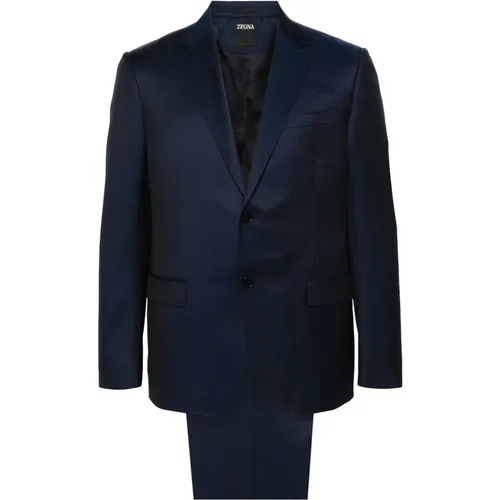 Luxury Wool Mohair Suit , male, Sizes: 2XL - Ermenegildo Zegna - Modalova