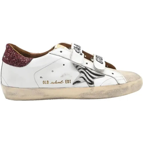 Zebra Star Bordeaux Sneakers , female, Sizes: 6 UK - Golden Goose - Modalova