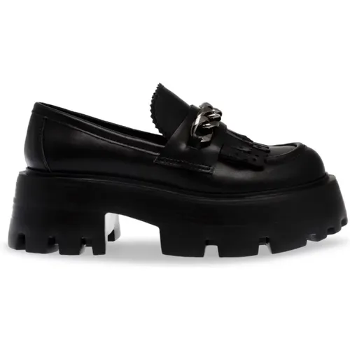 Casual Derby Shoe with Ribbon and Chain , female, Sizes: 5 1/2 UK, 5 UK, 6 UK, 4 UK, 7 UK, 4 1/2 UK, 3 UK - Steve Madden - Modalova