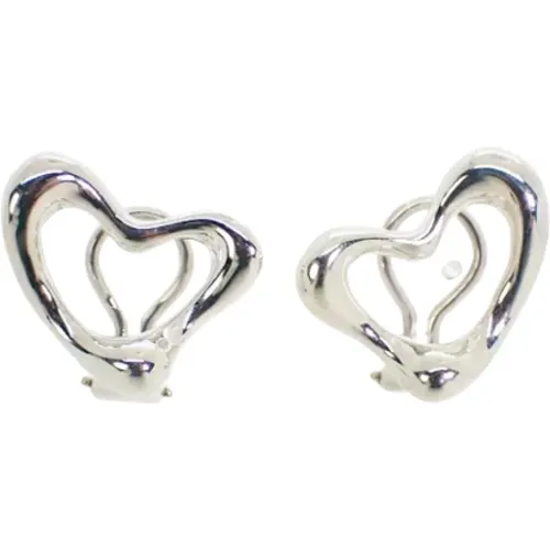 Pre-owned Jewellery, female, , Size: ONE SIZE Pre-owned Silver earrings - Tiffany & Co. Pre-owned - Modalova