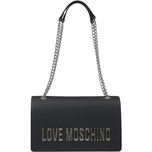 Shoulder Bags, female, , Size: ONE SIZE Polyethylene Handbag Womens Medium - Love Moschino - Modalova