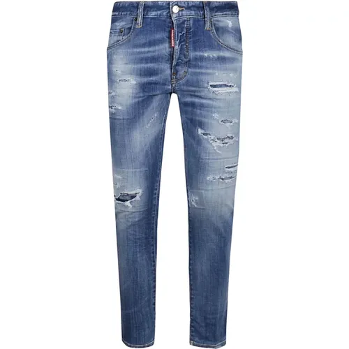 Schmal geschnittene Jeans , Herren, Größe: L - Dsquared2 - Modalova