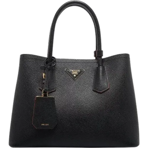 Pre-owned Tote Bags, female, , Size: ONE SIZE Pre-owned Leather totes - Prada Vintage - Modalova