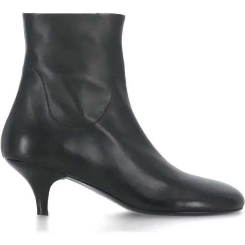 Leather Ankle Boots for Women , female, Sizes: 5 1/2 UK, 4 1/2 UK, 4 UK, 3 UK, 5 UK - Marsell - Modalova