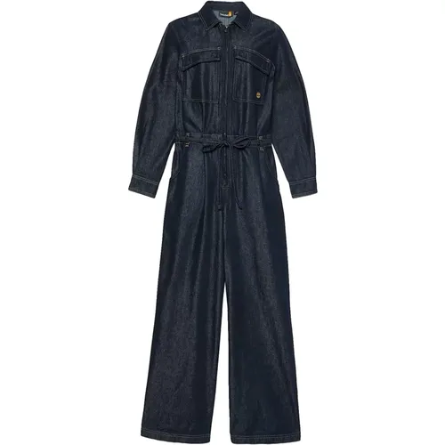 Denim-Jumpsuit mit Refibra-Technologie , Damen, Größe: S - Timberland - Modalova