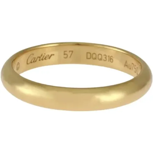 Pre-owned Jewellery, female, , Size: ONE SIZE Pre-owned Gold rings - Cartier Vintage - Modalova