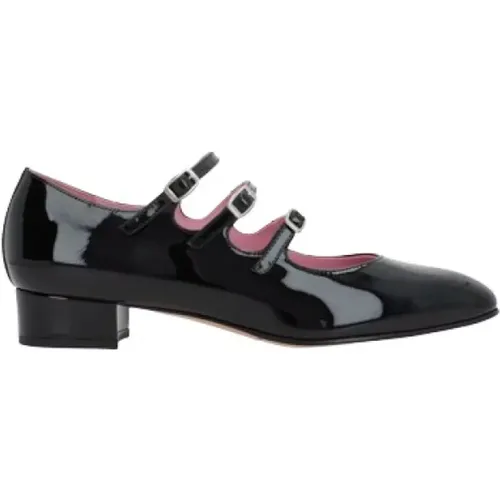 Pumps,Schwarze flache Schuhe mit seitlicher Schnalle - Carel - Modalova