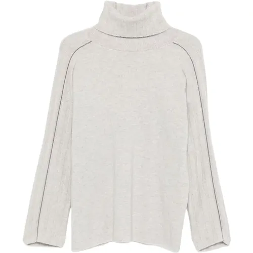 Turtlenecks, female, , Size: S Turtleneck Sweater - Le Tricot Perugia - Modalova