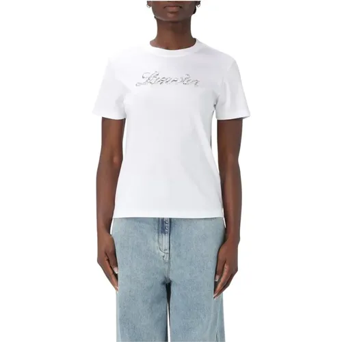 T-Shirts, female, , Size: M Graphic Print Cotton T-Shirt - Lanvin - Modalova