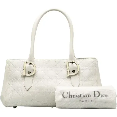 Pre-owned Leather dior-bags , female, Sizes: ONE SIZE - Dior Vintage - Modalova