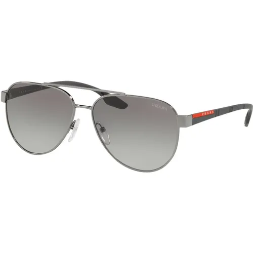 Linea Rossa Stubb SPS 54T Sungles , male, Sizes: 58 MM - Prada - Modalova